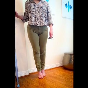 AG jeans size 27 Green